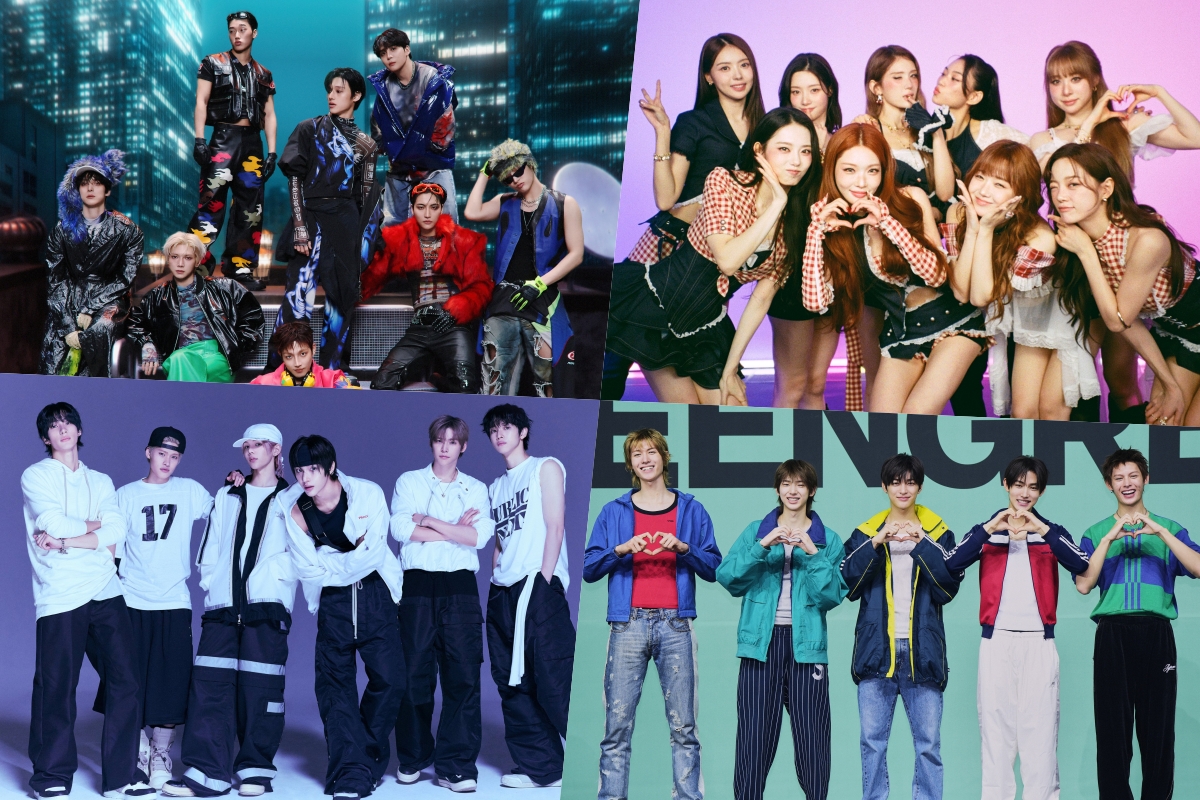 ATEEZ, I.O.I, RIIZE, CORTIS, BTS, V8 de la Seventeen și topurile lunare și săptămânale ILLIT Top Circle